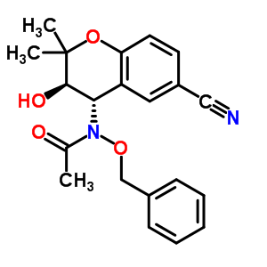149654-54-6  N-(benzyloxy)-N-[(3R,4S)-6-cyano-3-hydroxy-2,2-dimethyl-3,4-dihydro-2H-chromen-4-yl]acetamide