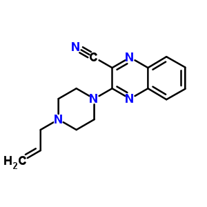 149685-89-2  3-(4-prop-2-en-1-ylpiperazin-1-yl)quinoxaline-2-carbonitrile
