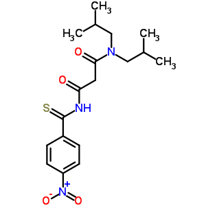 152093-67-9  N,N-bis(2-methylpropyl)-N'-[(4-nitrophenyl)carbonothioyl]propanediamide