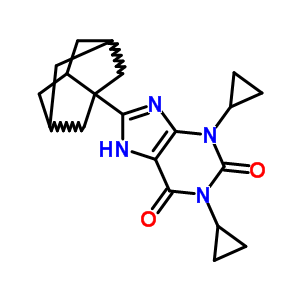 152534-51-5  1,3-dicyclopropyl-8-(hexahydro-2,5-methanopentalen-3a(1H)-yl)-3,7-dihydro-1H-purine-2,6-dione