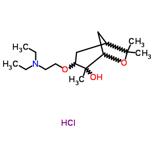 153175-82-7  3-[2-(diethylamino)ethoxy]-4,7,7-trimethyl-6-oxabicyclo[3.2.1]octan-4-ol hydrochloride