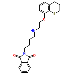 153804-68-3  2-(4-{[2-(3,4-dihydro-2H-thiochromen-8-yloxy)ethyl]amino}butyl)-1H-isoindole-1,3(2H)-dione