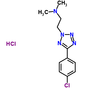 158553-54-9  2-[5-(4-chlorophenyl)-2H-tetrazol-2-yl]-N,N-dimethylethanamine hydrochloride