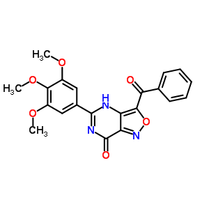 159850-77-8  3-(phenylcarbonyl)-5-(3,4,5-trimethoxyphenyl)isoxazolo[4,3-d]pyrimidin-7(4H)-one