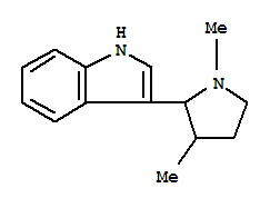 801175-13-3  1H-Indole,3-(1,3-dimethyl-2-pyrrolidinyl)-