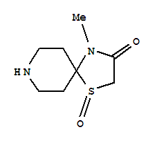 801216-34-2  1-Thia-4,8-diazaspiro[4.5]decan-3-one,4-methyl-,1-oxide(8CI)