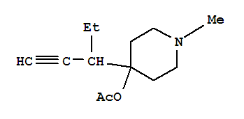 802003-25-4  4-Piperidinol,4-(1-ethyl-2-propyn-1-yl)-1-methyl-, 4-acetate 802003-25-4  4-Piperidinol,4-(1-ethyl-2-propyn-1-yl)-1-methyl-, 4-acetate