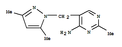802610-26-0  4-Pyrimidinamine,5-[(3,5-dimethyl-1H-pyrazol-1-yl)methyl]-2-methyl-