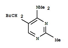 803609-07-6  4-Pyrimidinamine,5-(bromomethyl)-N,N,2-trimethyl-