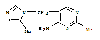 805946-52-5  4-Pyrimidinamine,2-methyl-5-[(5-methyl-1H-imidazol-1-yl)methyl]-
