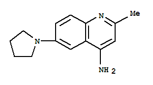 807265-76-5  4-Quinolinamine,2-methyl-6-(1-pyrrolidinyl)-
