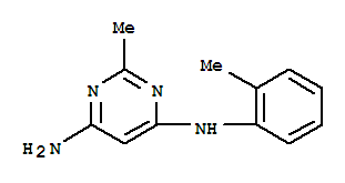 807269-61-0  4,6-Pyrimidinediamine,2-methyl-N4-(2-methylphenyl)-