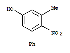 816423-25-3  [1,1'-Biphenyl]-3-ol,5-methyl-6-nitro-