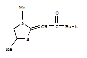 816455-93-3  2-Butanone,1-(3,5-dimethyl-2-thiazolidinylidene)-3,3-dimethyl-