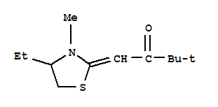 816455-95-5  2-Butanone,1-(4-ethyl-3-methyl-2-thiazolidinylidene)-3,3-dimethyl-