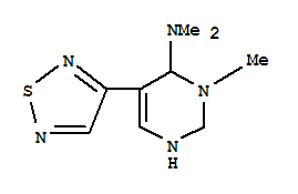 820973-06-6  4-Pyrimidinamine,1,2,3,4-tetrahydro-N,N,3-trimethyl-5-(1,2,5-thiadiazol-3-yl)-
