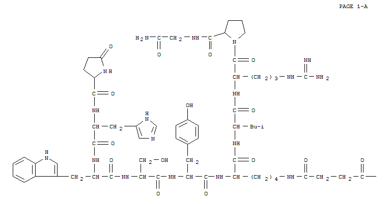 82540-26-9  Luteinizinghormone-releasing factor (swine),6,6'-[1,2-ethanediylbis[oxy(1,4-dioxo-4,1-butanediyl)]]bis[6-D-lysine- (9CI)