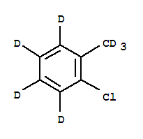 84344-05-8  Benzene-1,2,3,4-d<sub>4</sub>,5-chloro-6-(methyl-d<sub>3</sub>)- (9CI)