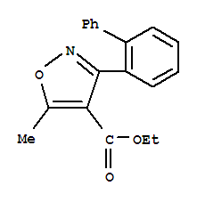 848186-84-5  4-Isoxazolecarboxylicacid, 3-[1,1'-biphenyl]-2-yl-5-methyl-, ethyl ester