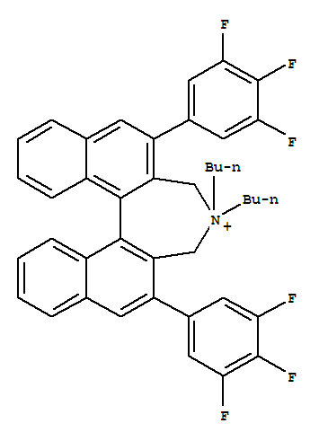 851942-93-3  3H-Dinaphth[2,1-c:1',2'-e]azepinium,4,4-dibutyl-4,5-dihydro-2,6-bis(3,4,5-trifluorophenyl)-, (11bS)-
