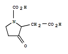857205-87-9  2-Pyrrolidineaceticacid, 1-carboxy-3-oxo-