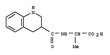 860205-97-6  3-Quinolinecarboxamide,N-(1-carboxyethyl)-1,2,3,4-tetrahydro- (5CI)