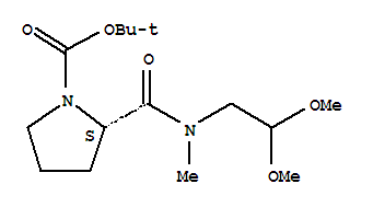 864754-41-6  1-Pyrrolidinecarboxylicacid, 2-[[(2,2-dimethoxyethyl)methylamino]carbonyl]-, 1,1-dimethylethyl ester,(2S)-