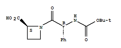 866099-92-5  2-Azetidinecarboxylicacid, 1-[(2R)-2-[[(1,1-dimethylethoxy)carbonyl]amino]-2-phenylacetyl]-, (2S)-