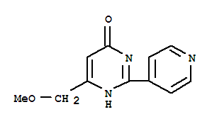 866145-30-4  4(3H)-Pyrimidinone,6-(methoxymethyl)-2-(4-pyridinyl)-