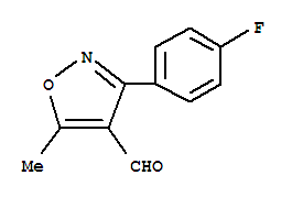 869496-66-2  4-Isoxazolecarboxaldehyde,3-(4-fluorophenyl)-5-methyl- 869496-66-2  4-Isoxazolecarboxaldehyde,3-(4-fluorophenyl)-5-methyl-