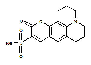 87331-48-4  1H,5H,11H-[1]Benzopyrano[6,7,8-ij]quinolizin-11-one,2,3,6,7-tetrahydro-10-(methylsulfonyl)- (9CI)