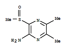 87444-28-8  2-Pyrazinamine,5,6-dimethyl-3-(methylsulfinyl)-