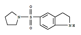 874594-03-3  1H-Indole,2,3-dihydro-5-(1-pyrrolidinylsulfonyl)-
