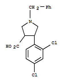 874990-90-6  3-Pyrrolidinecarboxylicacid, 4-(2,4-dichlorophenyl)-1-(phenylmethyl)-