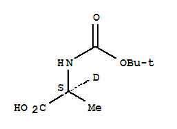 88181-11-7  L-Alanine-2-d,N-[(1,1-dimethylethoxy)carbonyl]- (9CI)