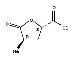 88218-40-0  2-Furancarbonylchloride, tetrahydro-4-methyl-5-oxo-, (2S-trans)- (9CI)