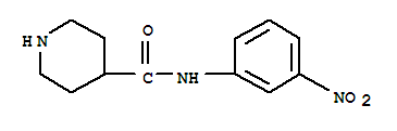 883106-61-4  4-Piperidinecarboxamide,N-(3-nitrophenyl)- 883106-61-4  4-Piperidinecarboxamide,N-(3-nitrophenyl)-