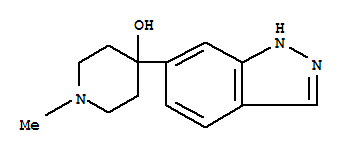 885272-30-0  4-Piperidinol,4-(1H-indazol-6-yl)-1-methyl- 885272-30-0  4-Piperidinol,4-(1H-indazol-6-yl)-1-methyl-
