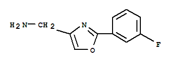 885273-00-7  4-Oxazolemethanamine,2-(3-fluorophenyl)- 885273-00-7  4-Oxazolemethanamine,2-(3-fluorophenyl)-