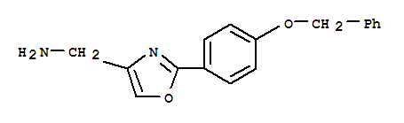 885273-44-9  4-Oxazolemethanamine,2-[4-(phenylmethoxy)phenyl]-