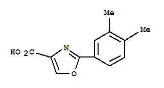 885273-82-5  4-Oxazolecarboxylicacid, 2-(3,4-dimethylphenyl)- 885273-82-5  4-Oxazolecarboxylicacid, 2-(3,4-dimethylphenyl)-