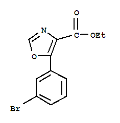 885274-09-9  4-Oxazolecarboxylicacid, 5-(3-bromophenyl)-, ethyl ester 885274-09-9  4-Oxazolecarboxylicacid, 5-(3-bromophenyl)-, ethyl ester