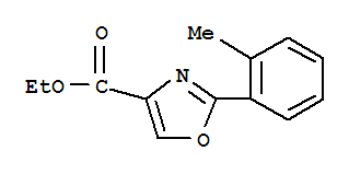 885274-61-3  4-Oxazolecarboxylicacid, 2-(2-methylphenyl)-, ethyl ester 885274-61-3  4-Oxazolecarboxylicacid, 2-(2-methylphenyl)-, ethyl ester
