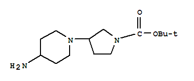 885274-87-3  1-Pyrrolidinecarboxylicacid, 3-(4-amino-1-piperidinyl)-, 1,1-dimethylethyl ester