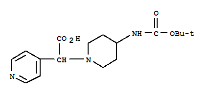 885275-36-5  4-Pyridineacetic acid, a-[4-[[(1,1-dimethylethoxy)carbonyl]amino]-1-piperidinyl]-