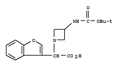885276-05-1  1-Azetidineacetic acid,a-3-benzofuranyl-3-[[(1,1-dimethylethoxy)carbonyl]amino]-