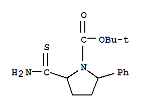 885277-73-6  1-Pyrrolidinecarboxylicacid, 2-(aminothioxomethyl)-5-phenyl-, 1,1-dimethylethyl ester