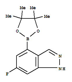 6-fluoro-4-(4,4,5,5-tetramethyl-1,3,2-dioxaborolan-2-yl)-1H-indazole 885698-71-5