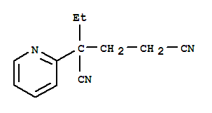 88613-80-3  Pentanedinitrile,2-ethyl-2-(2-pyridinyl)-