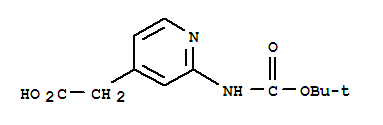 887580-70-3  4-Pyridineacetic acid,2-[[(1,1-dimethylethoxy)carbonyl]amino]-